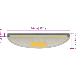 vidaXL - Trapmat - Grijs - Polypropyleen Best