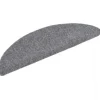 vidaXL - Trapmat - Grijs - Polypropyleen - 56 x 17 x 3 cm - 15 stuks