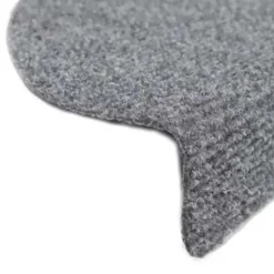 vidaXL - Trapmat - Grijs - Polypropyleen - 56 x 17 x 3 cm - 15 stuks