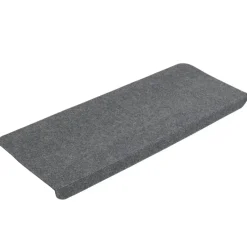 vidaXL - Trapmat - Grijs - Stof - 65 x 24.5 x 3.5 cm - 15 stuks Online
