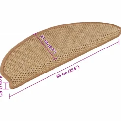 vidaXL - Trapmat - Oranje - Stof - 65 x 21 x 4 cm - 15 stuks New