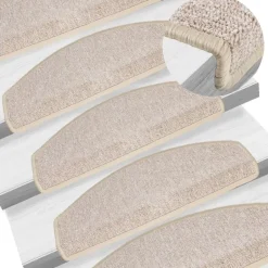 vidaXL - Trapmat - Taupe - Polypropyleen Clearance