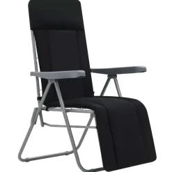 vidaXL - Tuin Stoel - Zwart - Stof - 2 stuks Sale