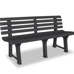 vidaXL - Tuinbank - Antraciet - Kunststof Hot