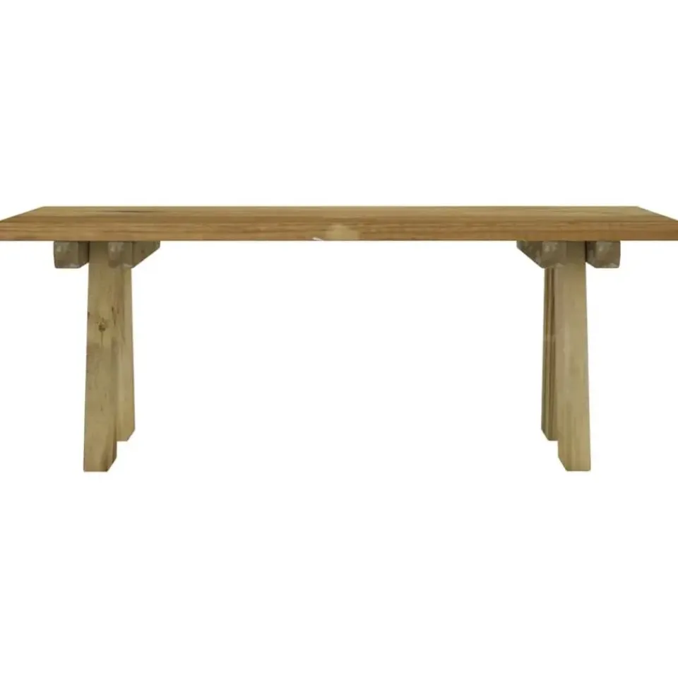 vidaXL - Tuinbank - Bruin - Grenenhout - 110 x 38 x 45 cm Online