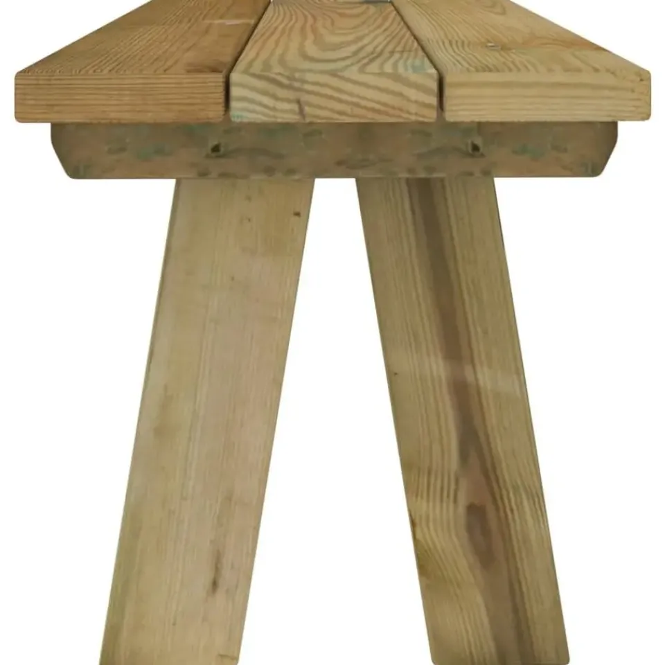 vidaXL - Tuinbank - Bruin - Grenenhout - 110 x 38 x 45 cm Online