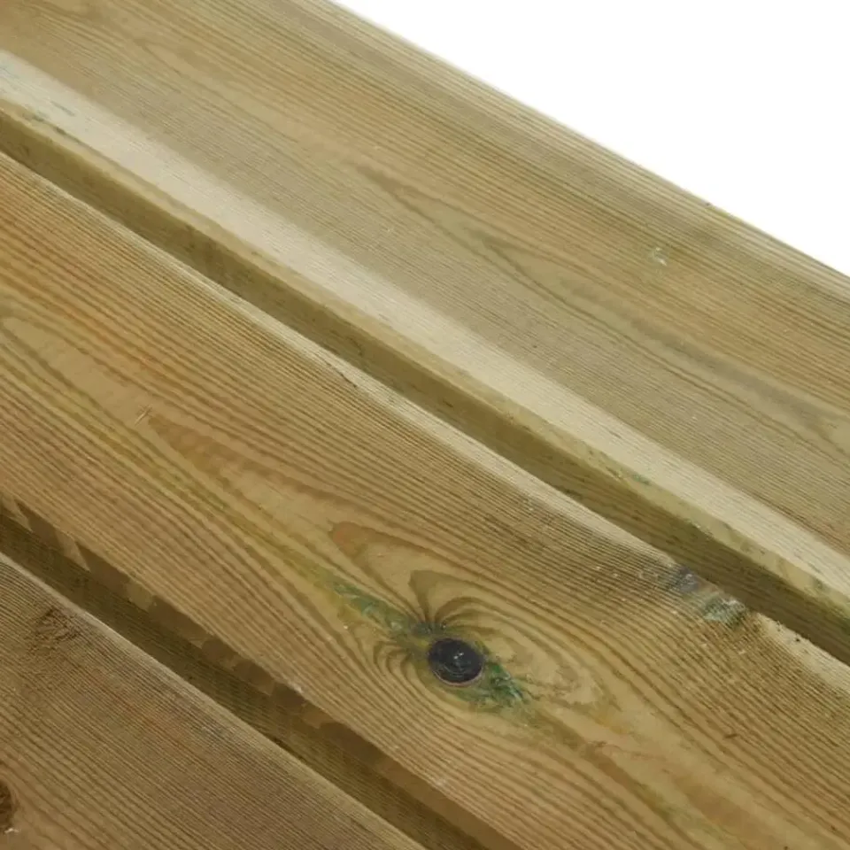 vidaXL - Tuinbank - Bruin - Grenenhout - 110 x 38 x 45 cm Online