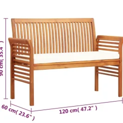 vidaXL - Tuinbank - Bruin - Hout - 120 cm Hot