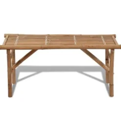 vidaXL - Tuinbank - Bruin - Bamboe New