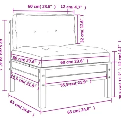 vidaXL - Tuinbank - Bruin - Douglashout