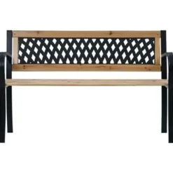 vidaXL - Tuinbank - Bruin - Hout - 120 x 53 x 77 cm Best