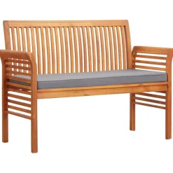 vidaXL - Tuinbank - Bruin - Hout - 120 cm Online