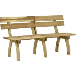 vidaXL - Tuinbank - Bruin - Grenenhout - 160 x 60 x 86 cm Hot