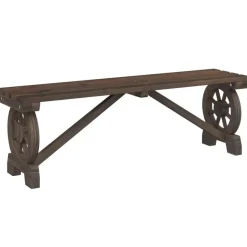 vidaXL - Tuinbank - Bruin - Hout - 115 cm Clearance