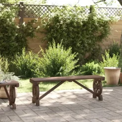 vidaXL - Tuinbank - Bruin - Hout - 115 cm Clearance