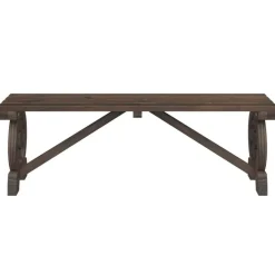 vidaXL - Tuinbank - Bruin - Hout - 115 cm Clearance
