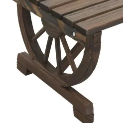 vidaXL - Tuinbank - Bruin - Hout - 115 cm Clearance