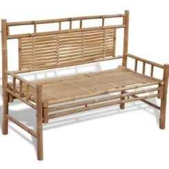 vidaXL - Tuinbank - Bruin - Bamboe