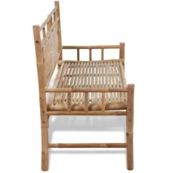 vidaXL - Tuinbank - Bruin - Bamboe