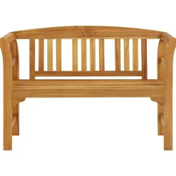 vidaXL - Tuinbank - Bruin - Acaciahout - 114 cm Sale