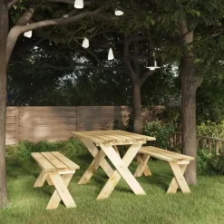 vidaXL - Tuinbank - Grenenhout grenenhout - 110 cm New