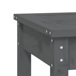 vidaXL - Tuinbank - Grijs - Massief grenenhout - 109x44x45 cm Clearance