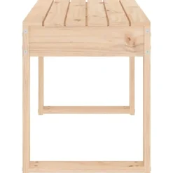 vidaXL - Tuinbank - Naturel - Massief grenenhout - 80x38x45 cm Best