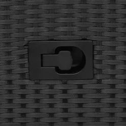 vidaXL - Tuinbank - Zwart - Poly rattan Hot