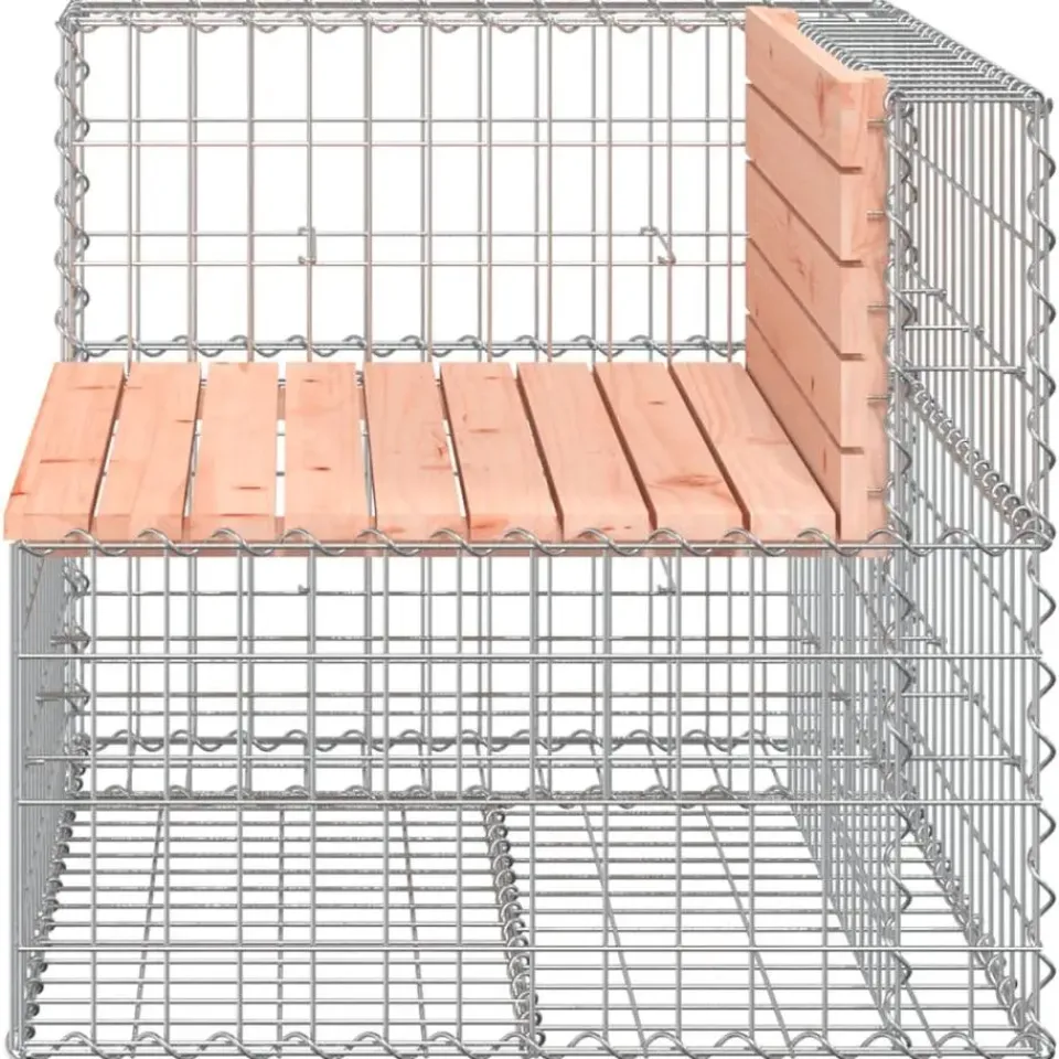 vidaXL - Tuinbank schanskorfontwerp - Massief douglashout - 92x71x65,5 cm