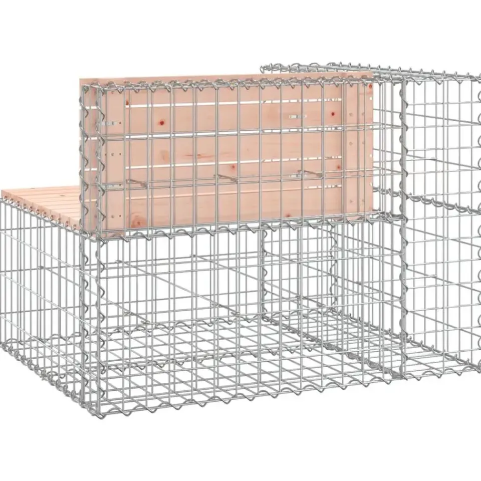 vidaXL - Tuinbank schanskorfontwerp - Massief douglashout - 92x71x65,5 cm
