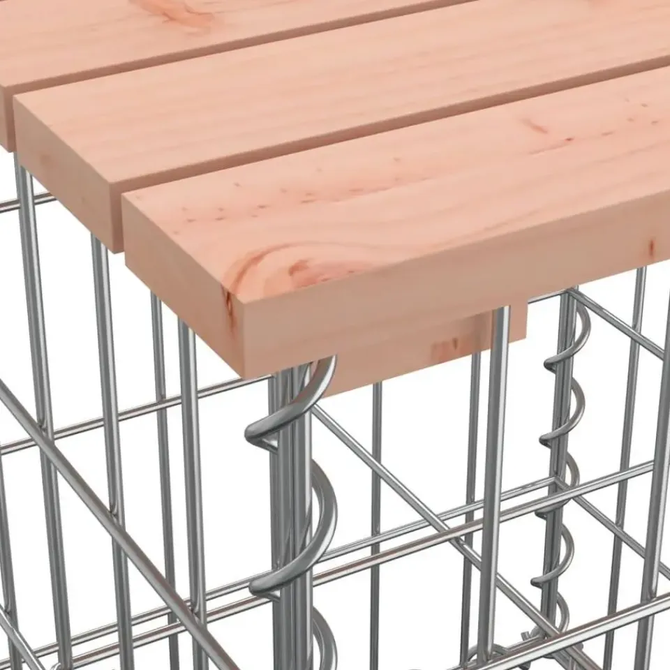 vidaXL - Tuinbank schanskorfontwerp - Massief douglashout - 92x71x65,5 cm