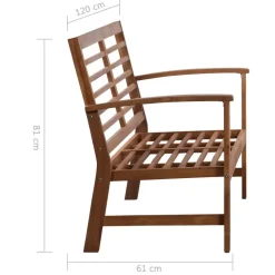 vidaXL - Tuinbank Set - Bruin - Hout Sale