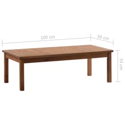 vidaXL - Tuinbank Set - Bruin - Hout Sale