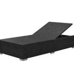 vidaXL - Tuinbank Set - Zwart - Poly rattan Sale