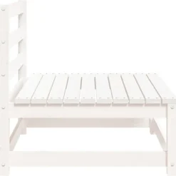 vidaXL - Tuinbank zonder armleuningen - Wit - Grenenhout - 70x70 67 cm Sale