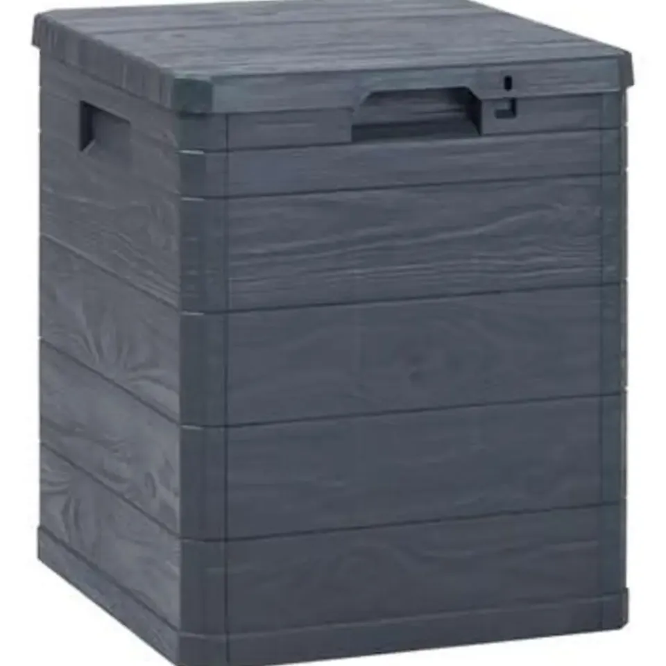 vidaXL - Tuinbox - Antraciet - Kunststof Sale