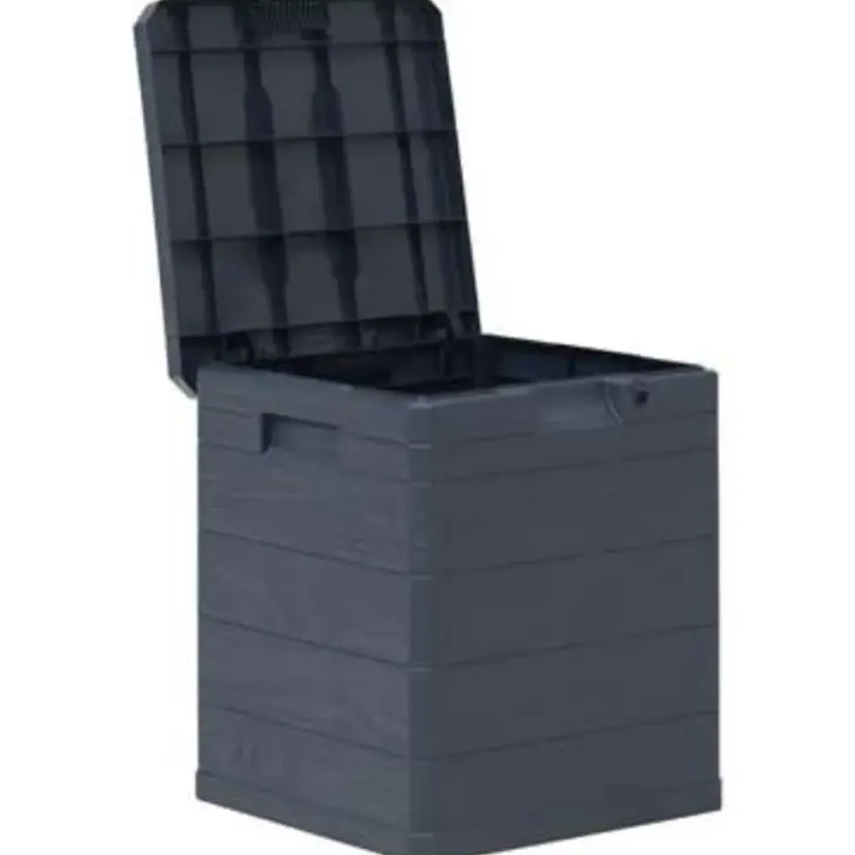 vidaXL - Tuinbox - Antraciet - Kunststof Sale