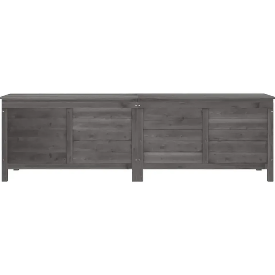 vidaXL - Tuinbox - Antraciet - Bewerkt hout Best