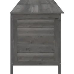 vidaXL - Tuinbox - Antraciet - Bewerkt hout Best