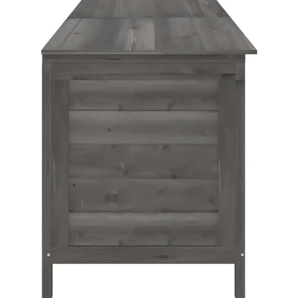 vidaXL - Tuinbox - Antraciet - Bewerkt hout Best