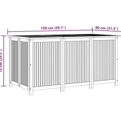 vidaXL - Tuinbox - Bruin - Acaciahout Best