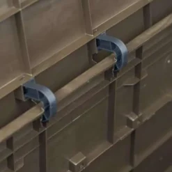 vidaXL - Tuinbox - Bruin - Kunststof