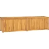 vidaXL - Tuinbox - Bruin - Teakhout - 200 x 50 x 55 cm