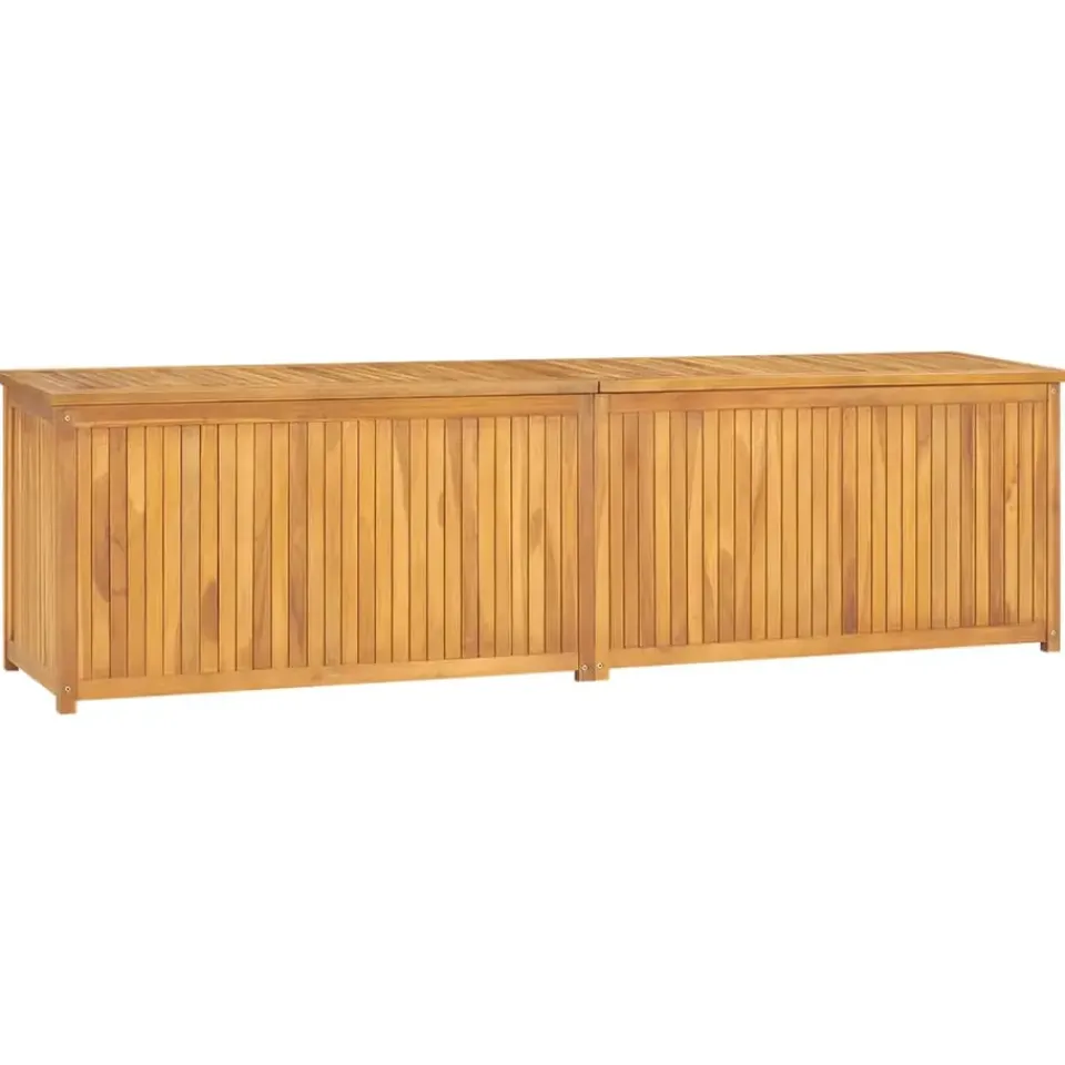 vidaXL - Tuinbox - Bruin - Teakhout - 200 x 50 x 55 cm