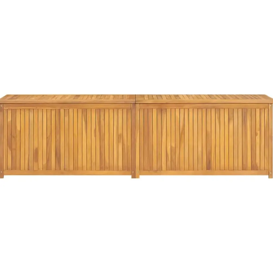 vidaXL - Tuinbox - Bruin - Teakhout - 200 x 50 x 55 cm