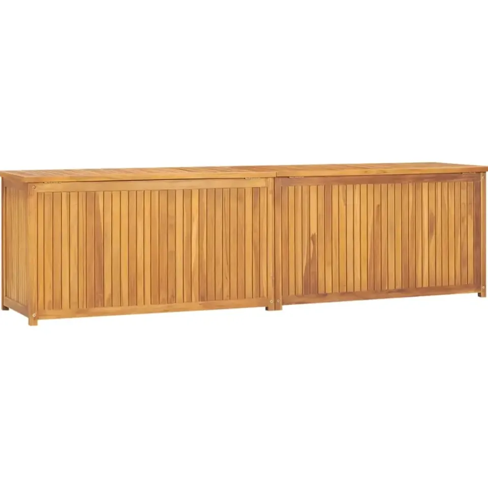 vidaXL - Tuinbox - Bruin - Teakhout - 200 x 50 x 55 cm