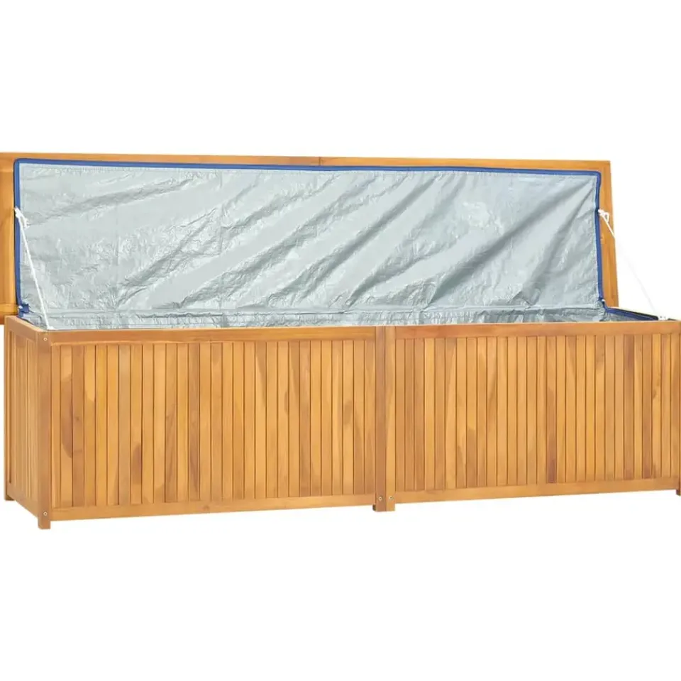 vidaXL - Tuinbox - Bruin - Teakhout - 200 x 50 x 55 cm