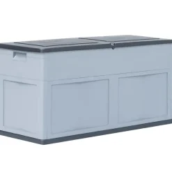 vidaXL - Tuinbox - Grijs - Kunststof Sale