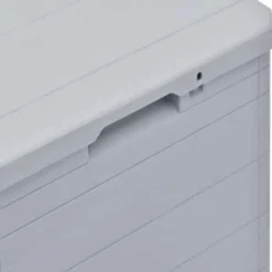 vidaXL - Tuinbox - Grijs - Kunststof