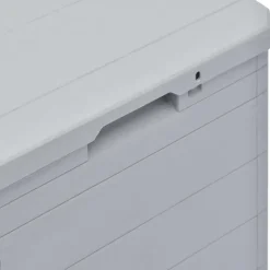 vidaXL - Tuinbox - Grijs - Kunststof